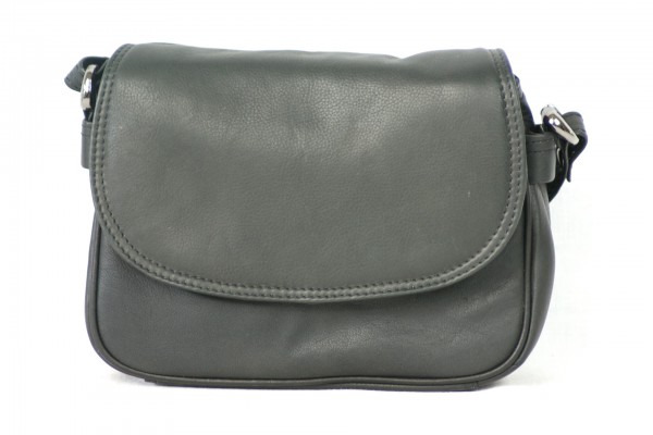 T008 – mittlere Damenhandtasche mit halber Klappe